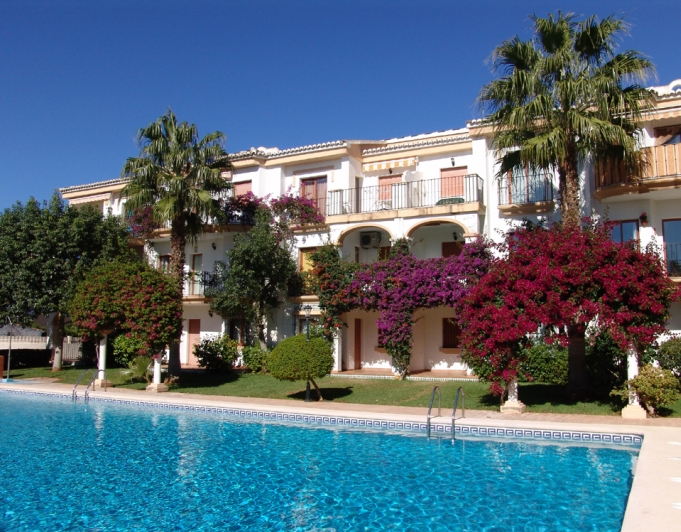 PATIO - Apartamento de 1 habitación en alquiler prolongado en Denia, Las Marinas